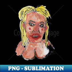pop goddess celebrity singer 3000 usa portrait  bad art club  candy girl maneater 2 - retro png sublimation digital download - boost your success with this inspirational png download