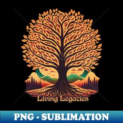 Living Legacies 1 - Sublimation-Ready PNG File - Spice Up Your Sublimation Projects