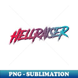 Hellraiser typography design - Instant Sublimation Digital Download - Bring Your Designs to Life