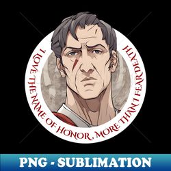 Julius Caesar in anime style - Professional Sublimation Digital Download - Perfect for Creative Projects