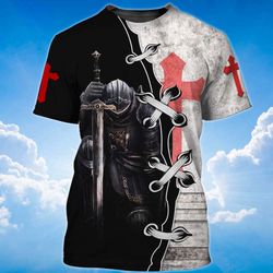 Knight Templar 3D Shirt: Unleash Dazzling Style & Stand Out with Ultimate Tshirt!