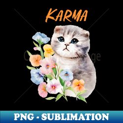 Karma - Stylish Sublimation Digital Download - Unleash Your Creativity