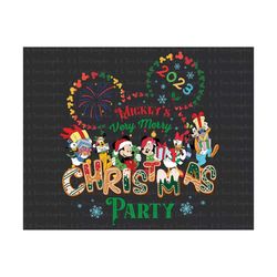Very Merry Christmas Party PNG, Merry Christmas Png, Mouse And Friends, Christmas Characters Png, Christmas Season Png,