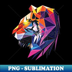 Tiger portrait - Vintage Sublimation PNG Download - Perfect for Personalization