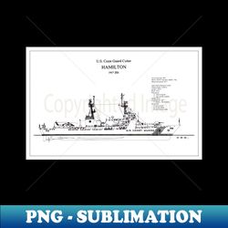 United States Coast Guard Cutter Hamilton whec-715 - BD - Stylish Sublimation Digital Download - Transform Your Sublimation Creations