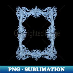 Retro Blue Frame - Professional Sublimation Digital Download - Defying the Norms