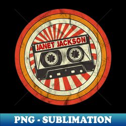 Janet Proud Name Retro Cassette Vintage - Signature Sublimation PNG File - Defying the Norms