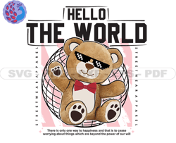 Bear Tshirt Designs Bundle, Teddy Bear Polo Bear SVG PNG, Bear Streetwear Design, Tshirt Graphics Digital File Download