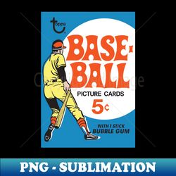 OLD STYLE BASEBALL TOPPS 1969 - Exclusive PNG Sublimation Download - Unlock Vibrant Sublimation Designs
