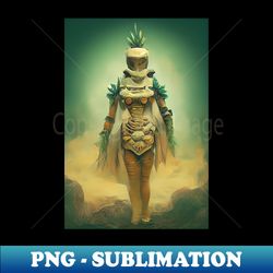 Mysterious Futuristic Girl - Special Edition Sublimation PNG File - Stunning Sublimation Graphics