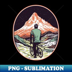 The Great Bicycle Ascent - Premium PNG Sublimation File - Bring Your Designs to Life