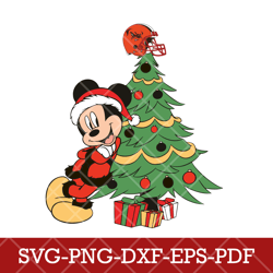 Cleveland Browns_mickey christmas 12,SVG,DXF,EPS,PNG,digital download,cricut,mickey Svg,mickey svg files