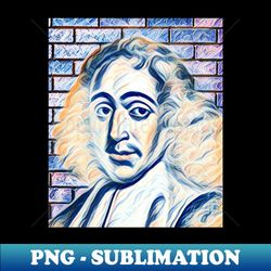 Baruch Spinoza Portrait  Baruch Spinoza Artwork 11 - Unique Sublimation PNG Download - Revolutionize Your Designs