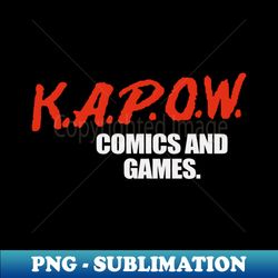KAPOW - Trendy Sublimation Digital Download - Perfect for Creative Projects
