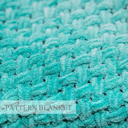 Finger knit blanket pattern pdf, Beginner Loop Yarn Blanket Pattern, Criss-Cross Blanket Pattern, Braided Fine Pattern