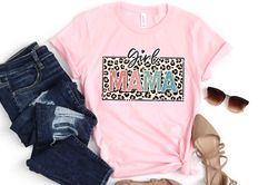 Girl Mama Leopard Shirt, Girl Mom Shirt, Girl Mama Shirt, Girl Mama Gift, Mama Girl Sweatshirt, Mom of Girls Shirt, Mom