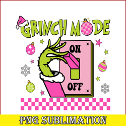 Grinch Mode SVG PNG DXF EPS JPG, Turn Off The Light SVG, Christmas Tree SVG