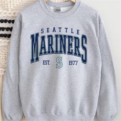 Vintage Seattle Baseball Sweatshirt, Vintage Baseball Shirt, Seattle Baseball Fan Shirt, Seattle City Baseball Shirt,Sea