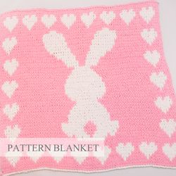 Alize Puffy More Blanket Pattern, Finger Knitting Blanket, Loop Yarn Blanket Pattern, Blanket Bunny Pattern