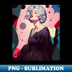 Pop Art Chewing Chic - High-Resolution PNG Sublimation File - Enhance Your Apparel with Stunning Detail
