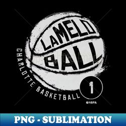 lamelo ball charlotte basketball - decorative sublimation png file - perfect for sublimation art
