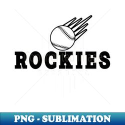 Vintage Baseball Pattern Rockies Sports Teams Proud Name - Creative Sublimation PNG Download - Perfect for Creative Projects