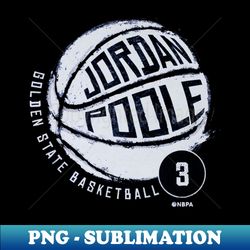 Jordan Poole Golden State Basketball - PNG Transparent Sublimation Design - Transform Your Sublimation Creations