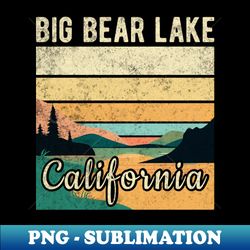 big bear lake california - premium sublimation digital download - revolutionize your designs
