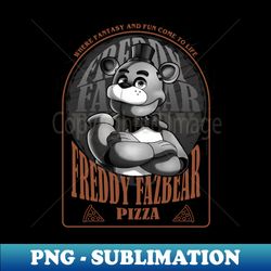 Freddy Fazbears Pizza - PNG Transparent Sublimation File - Perfect for Creative Projects