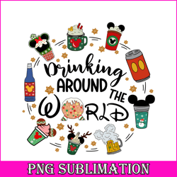 Drinking Around The World SVG PNG DXF EPS JPG