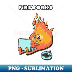 Fireworks - PNG Transparent Sublimation Design - Perfect for Sublimation Art