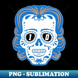 Justin Herbert Sugar Skull - Vintage Sublimation PNG Download - Capture Imagination with Every Detail