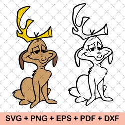 Grinch dog svg, Christmas svg, funny svg, crazy svg, vector, layered svg, Instant download