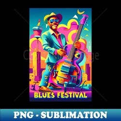 Blues Festival - Sublimation-Ready PNG File - Unlock Vibrant Sublimation Designs