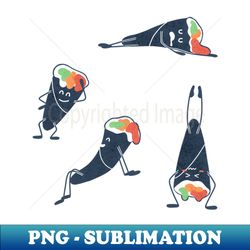 Set of funny Temaki - High-Resolution PNG Sublimation File - Revolutionize Your Designs