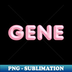 gene name pink balloon foil - unique sublimation png download - stunning sublimation graphics
