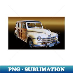 1949 Plymouth Woodie Wagon - Vintage Sublimation PNG Download - Perfect for Personalization