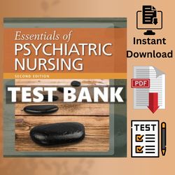 Essentials of PSYCHIATRIC NURSING INSTANT DOWNLOAD SECOND EDITION PDF TEST BANK
