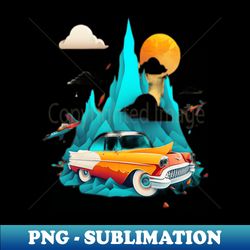 Artistic design - Retro PNG Sublimation Digital Download - Perfect for Sublimation Art