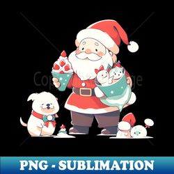 Santas Christmas Party - Trendy Sublimation Digital Download - Stunning Sublimation Graphics