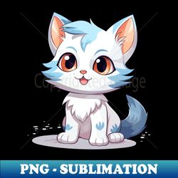 Foxy Cat - Unique Sublimation PNG Download - Fashionable and Fearless
