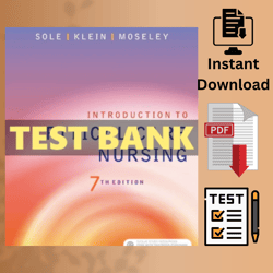 Introduction to Critical Care Nursing 7th edition Test Bank by Sole, Klein