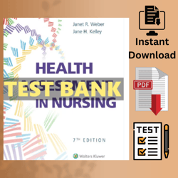 Test bank for health assessment in nursing