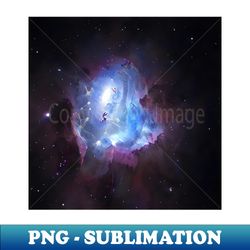 a quasar shines light in deep galaxy - decorative sublimation png file - boost your success with this inspirational png download