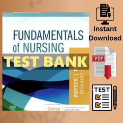 FUNDAMENTALS of NURSING INSTANT DOWNLOAD TEST BANK PDF