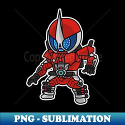 Kamen Rider Accel Chibi Style Kawaii - Creative Sublimation PNG Download - Perfect for Sublimation Mastery