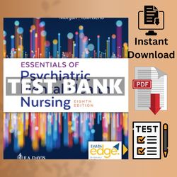 ESSENTIALS OF Psychiatric TEST BANK PDF Nursing