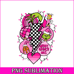 Merry Grinchmas Pink Png