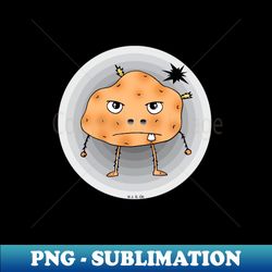 funny angry potato - Decorative Sublimation PNG File - Capture Imagination with Every Detail