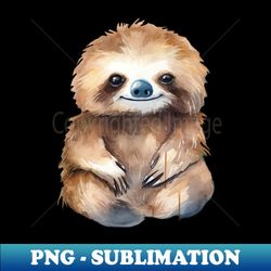 Yogi Sloth - Premium PNG Sublimation File - Enhance Your Apparel with Stunning Detail